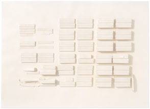 Untitled (Lotte Reiniger), 2009, paper / beeswax, 102 x 73 x 6 cm