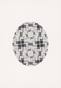 Untitled (122/137), 2024, pencil on paper, 100 x 70 cm
