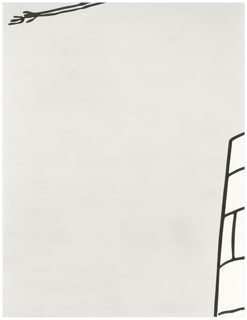 Pencil drawing of the series »Klandestine Geschichten« [Clandestine Stories] by Herbert Stattler.