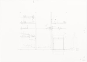 Untitled (Buehler, Honold, Zimmer, …), 2009, pencil on paper, 102 x 73 cm